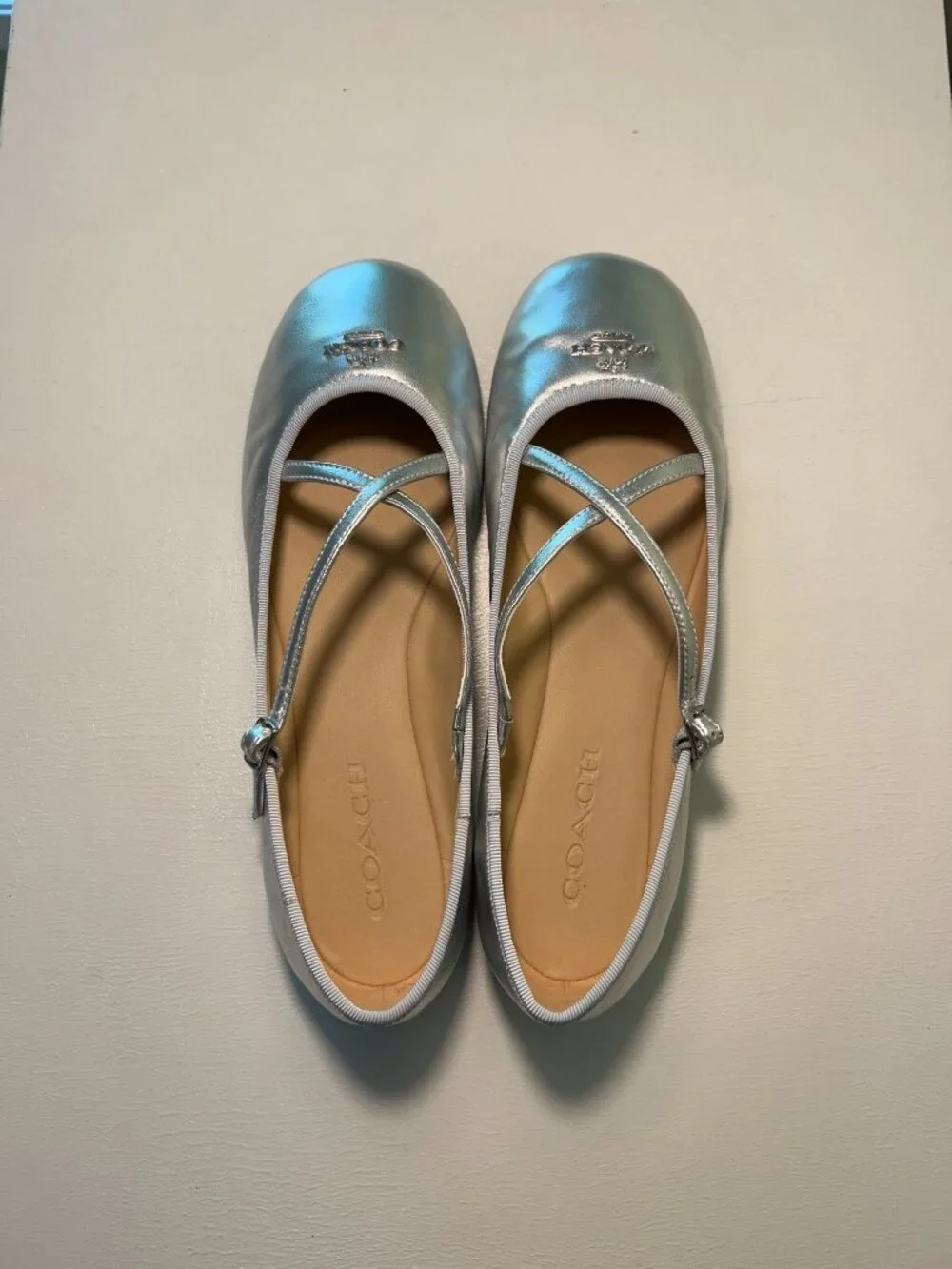 Coach Women's Phoebe Leather Ballet Flats
